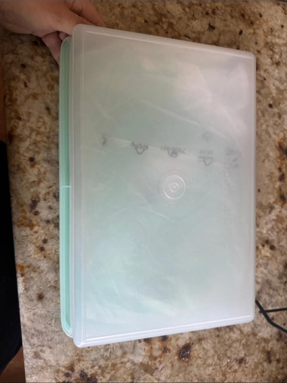 Tupperware Aqua Storage Set w egg inserts